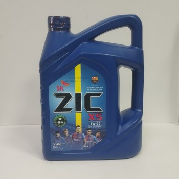 Масло моторное ZIC X5 5W30 4л. №162621
